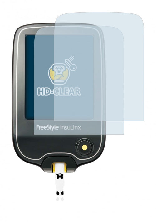 2 protections d'écran BROTECT® AirGlass® pour Freestyle Libre et InsuLinx