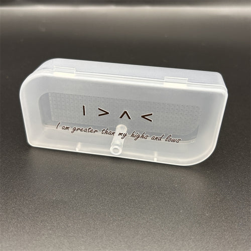 Diabetes HYPO BOX klein "I am greater than my highs and lows"