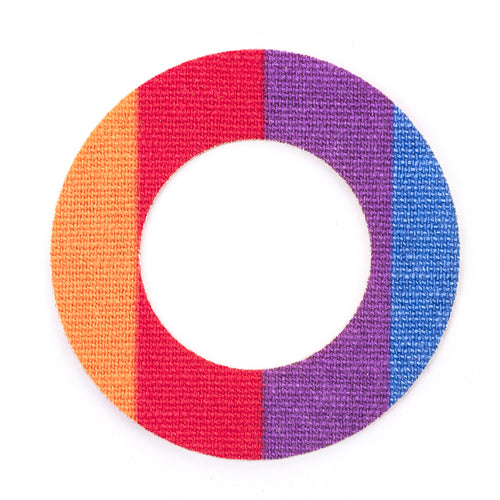 BIJOUX Bague Ruban Arc-en-ciel