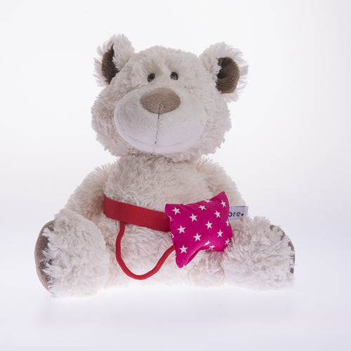 Play insulin pump for stuffed animal or doll Stars Pink
