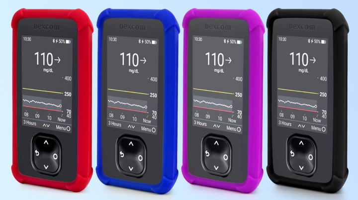 Étui en silicone souple noir pour Dexcom G7
