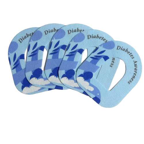 5x Ruban adhésif design SENSIBILISATION AU DIABÈTE - Omnipod