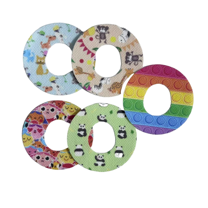 5x Bandes de conception pour enfants - Dexcom G7