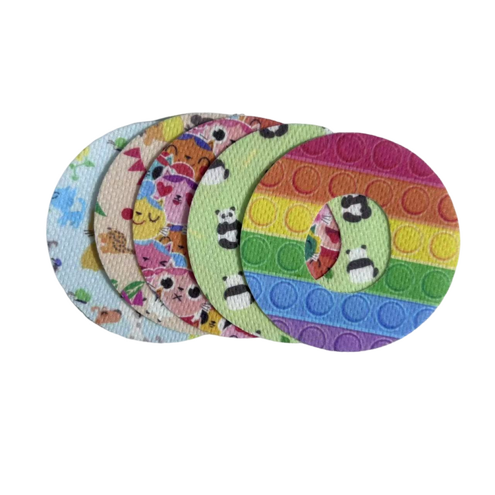 5x Bandes de conception pour enfants - Dexcom G7