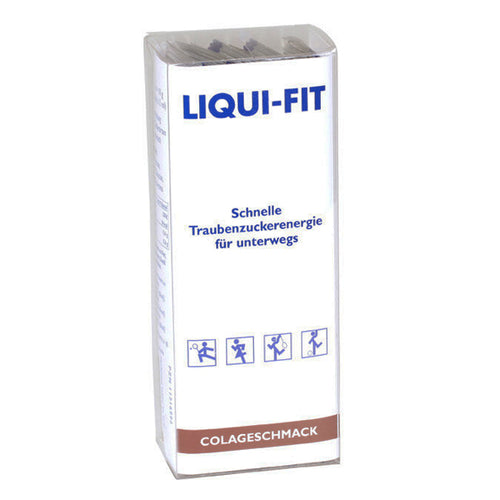 Liqui-Fit®Cola Geschmack - flüssige Zuckerlösung ohne Koffein - 13g schnelle KH/Sachet