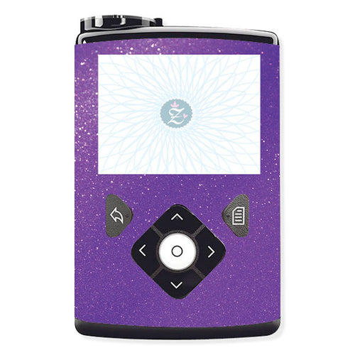 Sticker "Glitzer Lila" für Medtronic Minimed