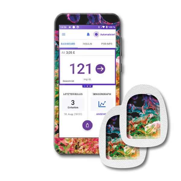 Lesegerät Sticker Omnipod 5 Conrtoller + 2 passende Podsticker