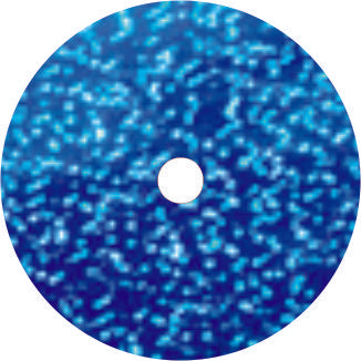 Autocollant pailleté Freestyle Libre bleu