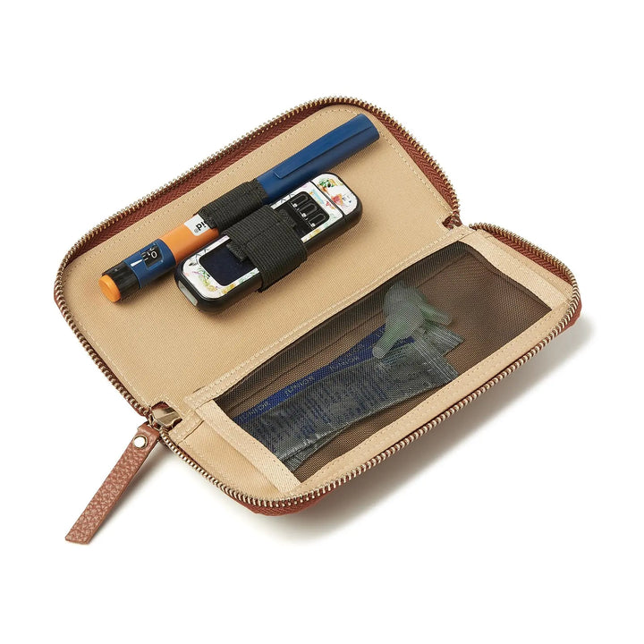 Sweet Collection dR Amsterdam® Diabetes Zubehörtasche CHARLY Leder MOCHA