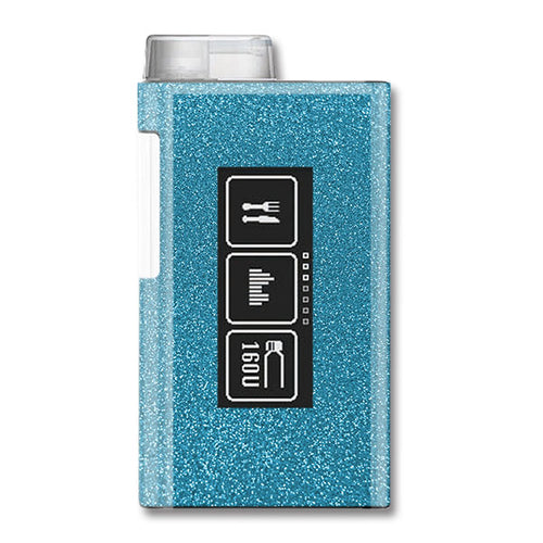 Autocollant YpsoPump « Glitter Turquoise »