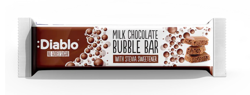 Diablo zuckerfreier Schoko Bubble Riegel (30 g) -nur 2g anrechenb.KH