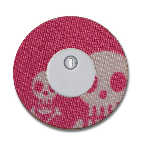 JEWELRY Tape Ring Sweet Skulls PINK (e.g. Libre 3)