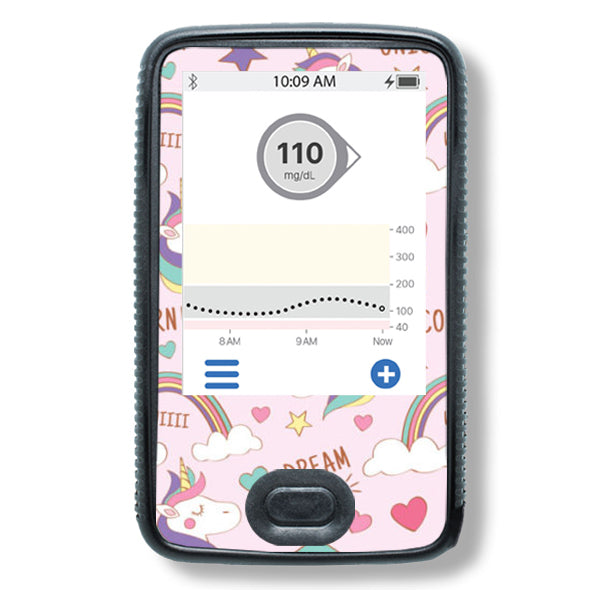 Dexcom G6 Sticker Set "Unicorn Dream Big"