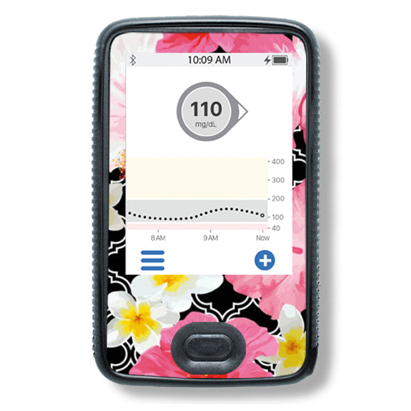 Dexcom G6 Sticker Set "Hibiscus"