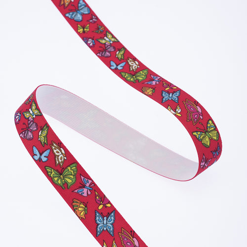 Ribbon butterfly red