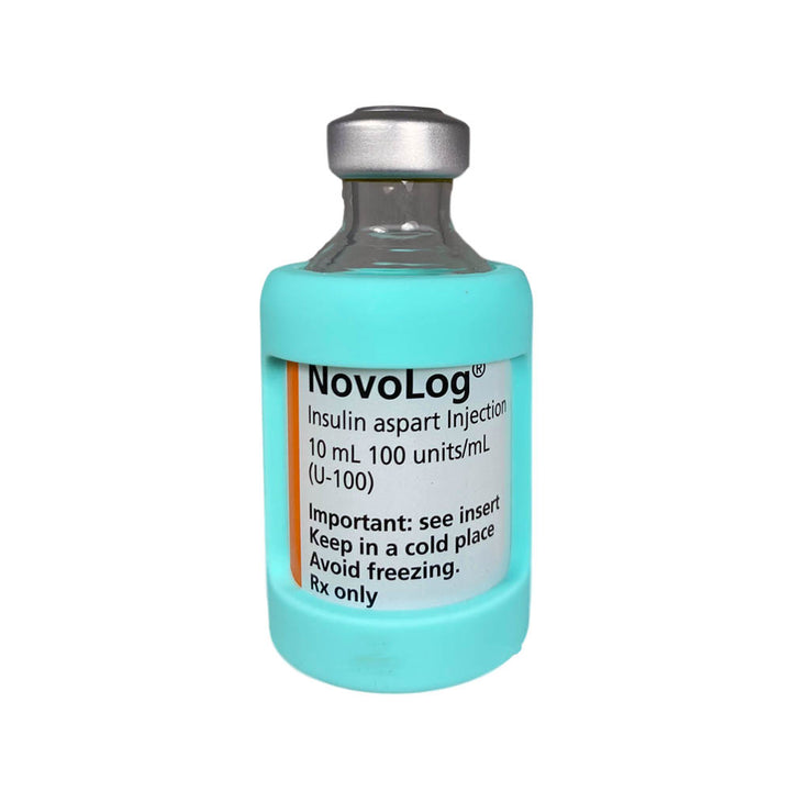 Insulin Vial -Schutzhülle Insulin Fläschchen Aqua Blue Türkis