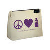 Tasche Diabetes Bag Canvas Peace Love Insulin Side