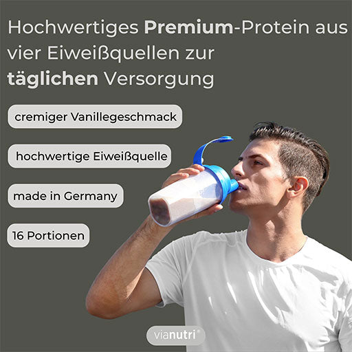Hansepharm - Power Protein Plus - 750 g, saveur vanille
