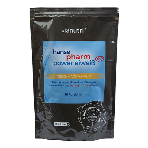 Hansepharm - Power Protein Plus - 750 g, saveur vanille