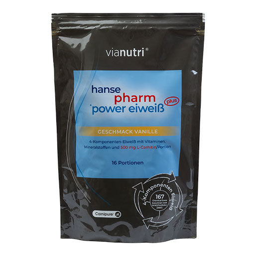 Hansepharm - Power Protein Plus - 750 g, saveur vanille