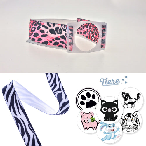 Bracelet set "Wild" (e.g. for Freestyle Libre 1+2)