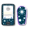 Dexcom G6 Sticker Sterne Dexcom G6 Sticker Set "Sparkling Stars"