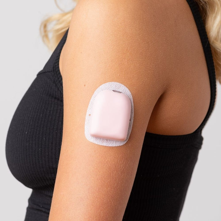 PumpPops Front Pink COVER Omnipod Dash Rosa