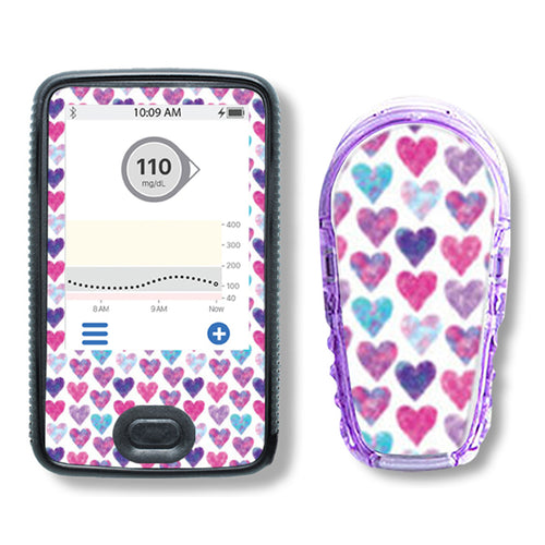 Dexcom G6 Sticker Set "Pink Heart"