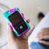 MEDTRONIC Silikonhülle Lila Türkis