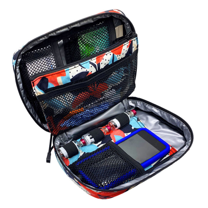 #5 Mod Floral Insulated Case set up Omnipod 5 back WEB