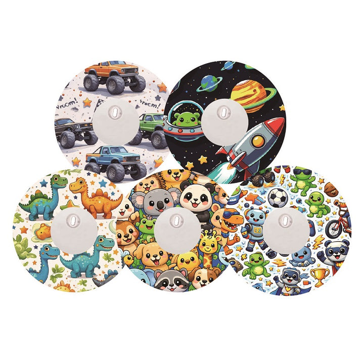 5x Design Tape + Sticker ''Cool Kids'' – Freestyle Libre 3