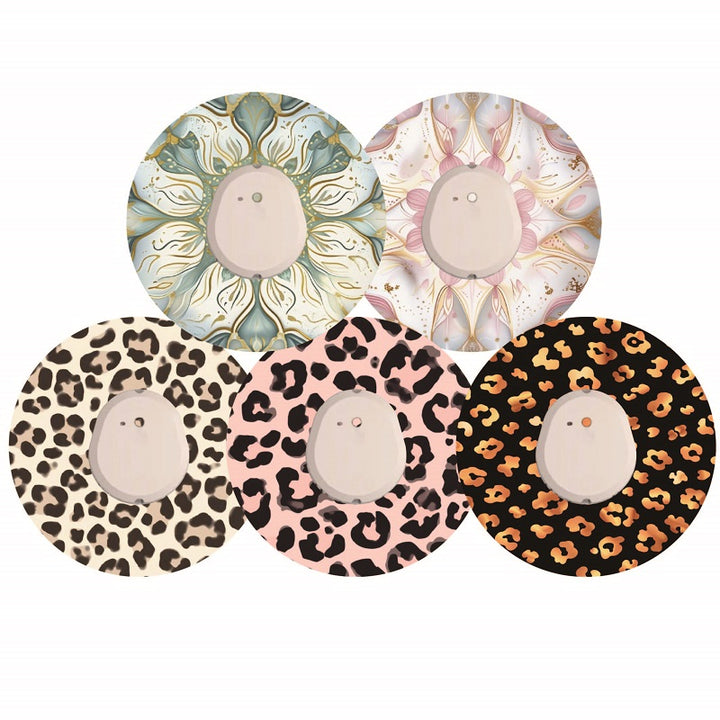 5x Design Tape + Sticker ''Elegant Mandala'' – Dexcom G7