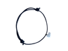 Armband 925er Silber "Diabetes Typ 1"  HERZ Schwarz