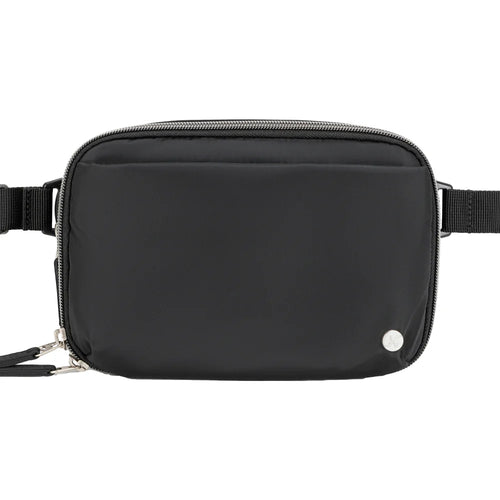 4 carrying options: Diabetes Nylon Belt Bag - ONYX