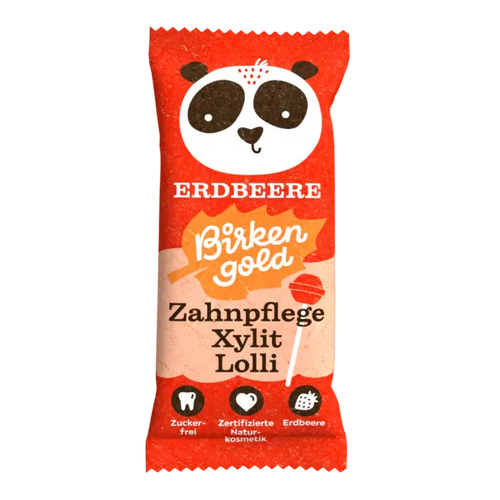 Xylitol Lollipop Strawberry 6 g without BE