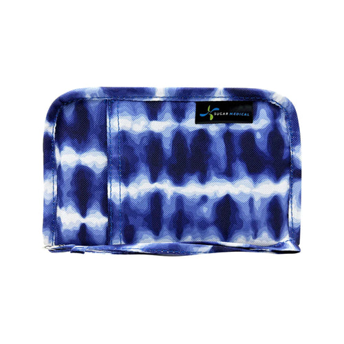 Diabetes Accessory Bag "Blue Tie Dye"