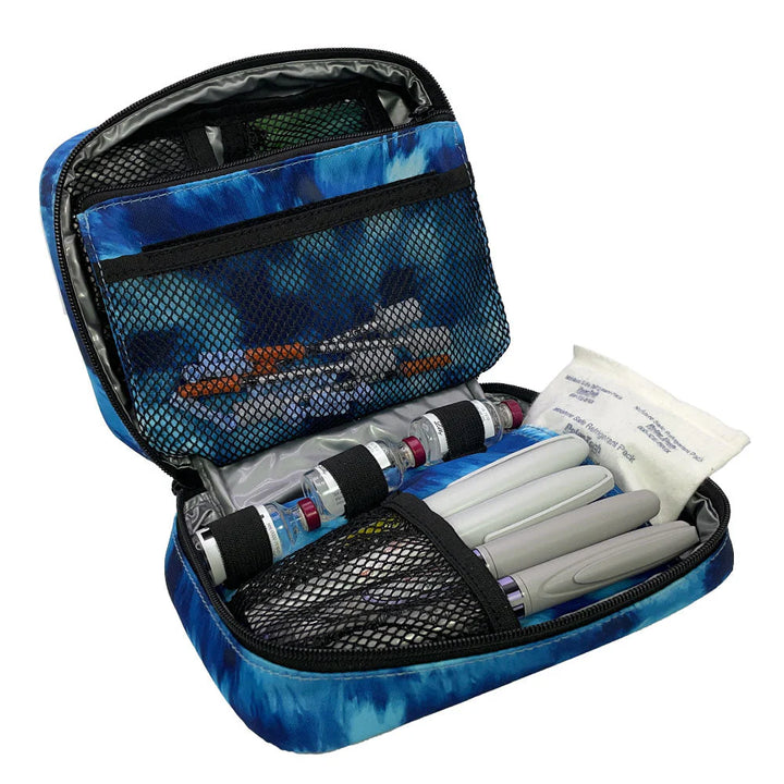 Isolierter Diabetes ORGANIZER "BLUE WAVES"