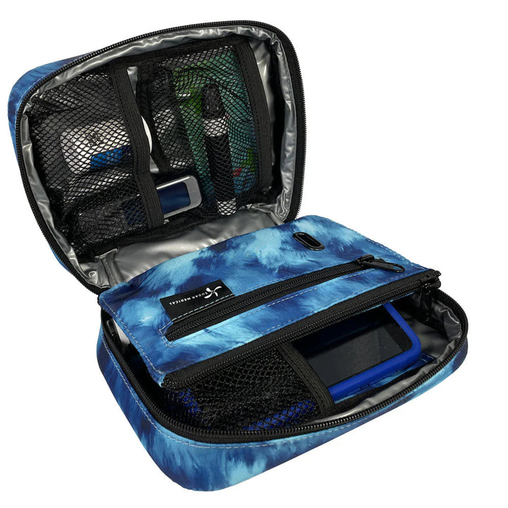 Isolierter Diabetes ORGANIZER "BLUE WAVES"