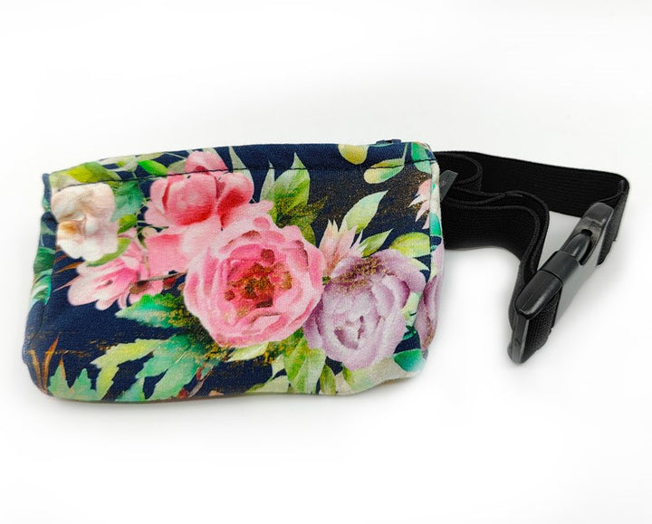 Bauchtasche Diabetes Pumpe Pinke Blumen