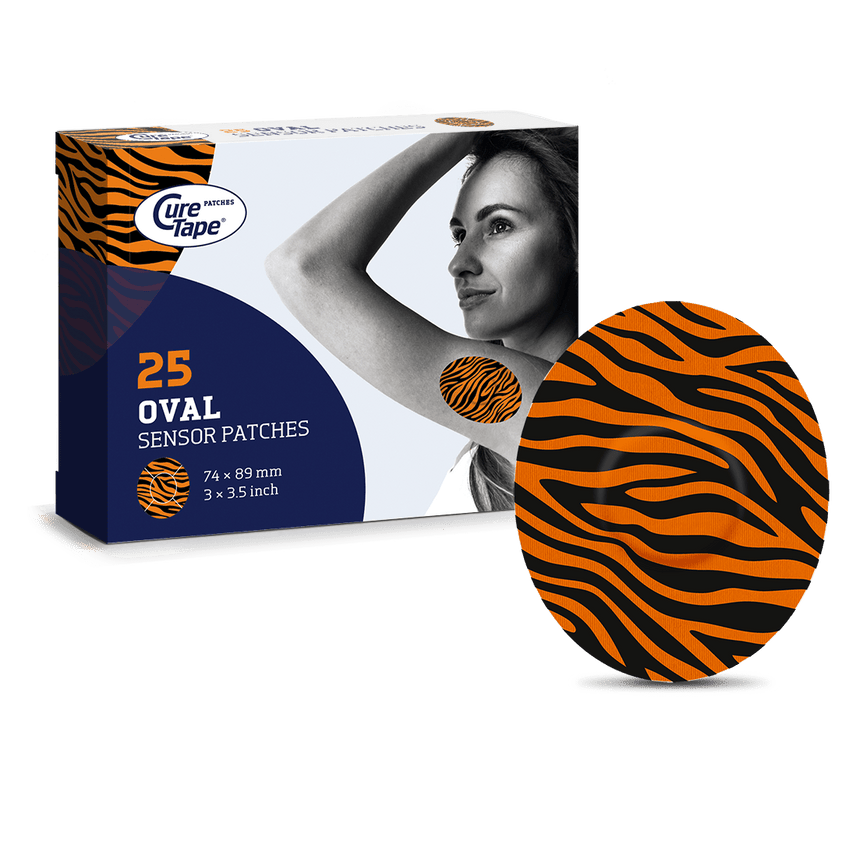CGM Sensor Patches ''TIGER''' 25 Stück | Zuckerschmuck