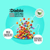 Diablo zuckerfreie Schokolinsen (22g) -nur 1,2g anrechenb.KH