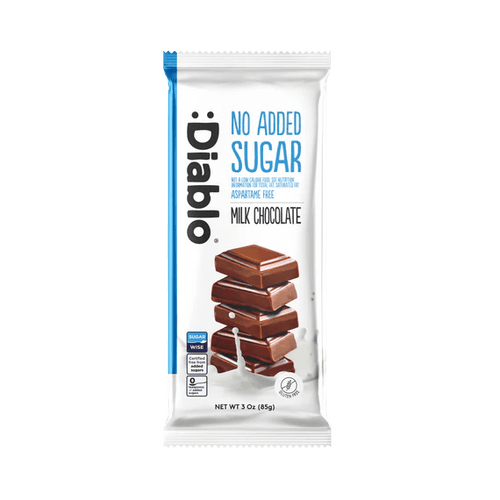 Diablo zuckerfreie Milchschokolade 85g - nur 7g anrechenbare KH/Tafel