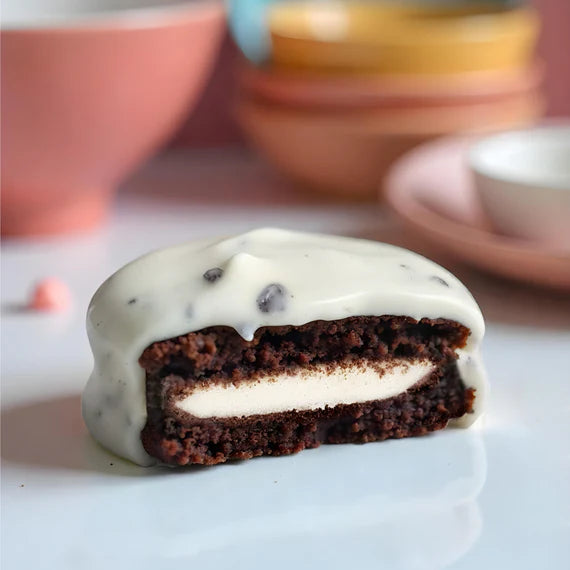 Diablo zuckerfreie weiße Schokoladenkekse mit Milchcreme (128 g)  nur 4 g anrechenb. KH/Keks