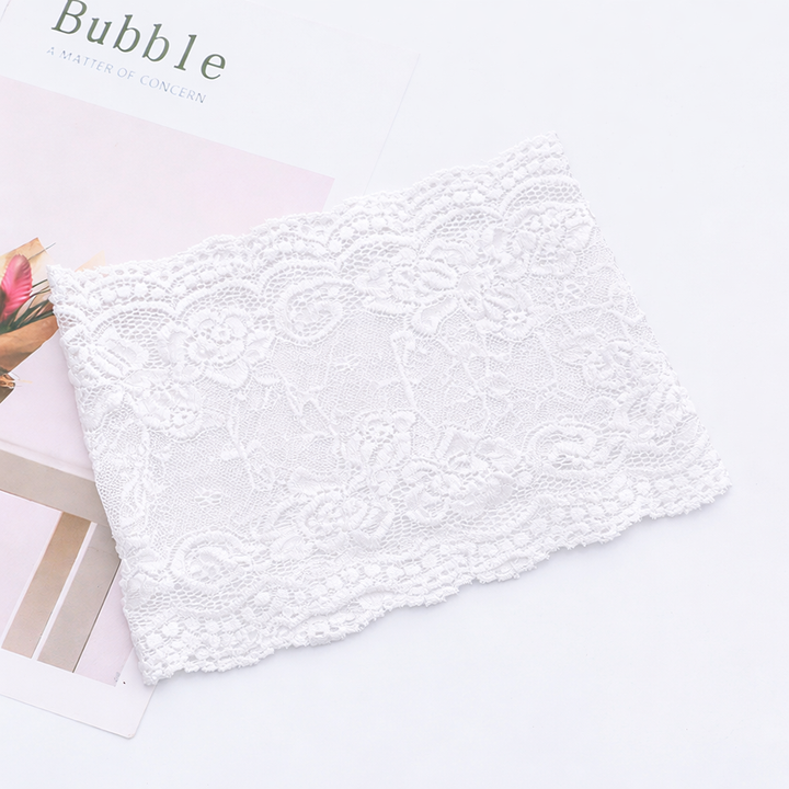 Cuisse en dentelle avec poche pour pompe à insuline – Noire