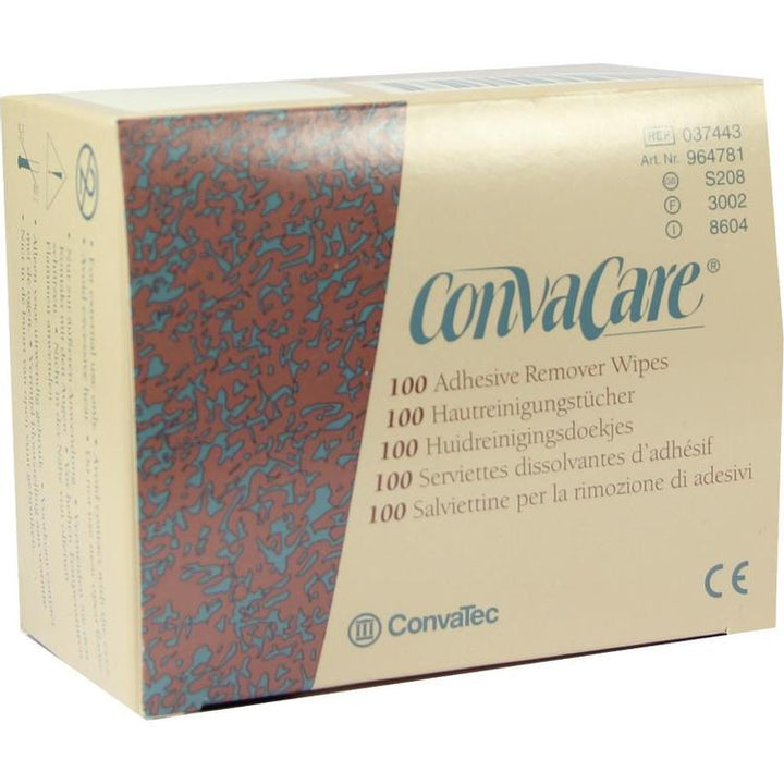 ConvaCare Adhesive Remover Wipes - Hautreinigungstücher 100er Pack