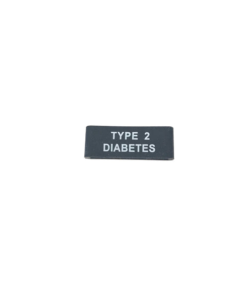 Diabetes Type 2 Alert for Watches - Black