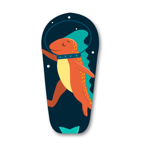 Dexcom G6 Sticker "Dino Orange"