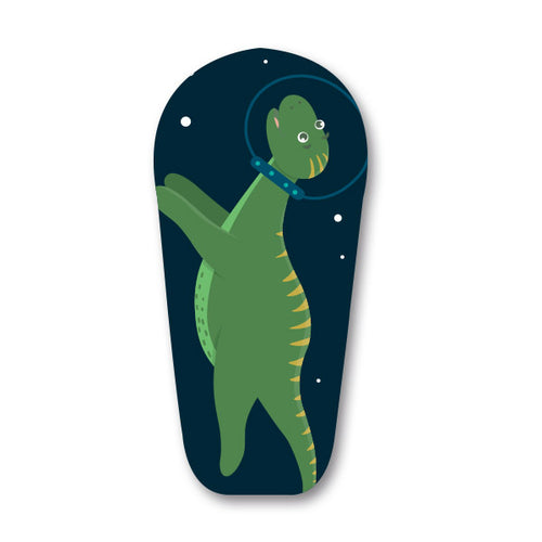 Dexcom G6 Sticker "Dino grün"