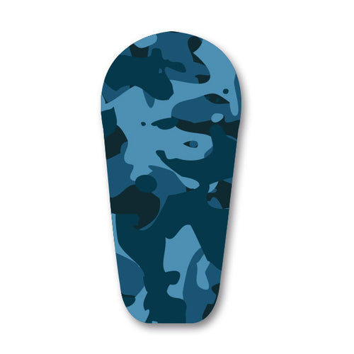 Dexcom G6 Sticker "Camouflage blau"