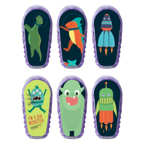 Dexcom G6 Sticker Set DIA MONSTER